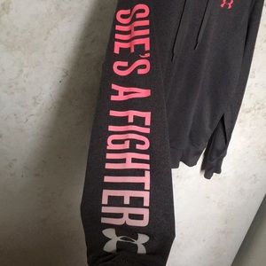 Breast Cancer Awareness UNDER ARMOUR HOODIE - M